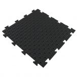 PVC-Klickfliese Anti-Ermüdung 50x50 cm schwarz